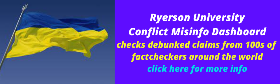 Ryerson University Conflict Misinfo Dashboard